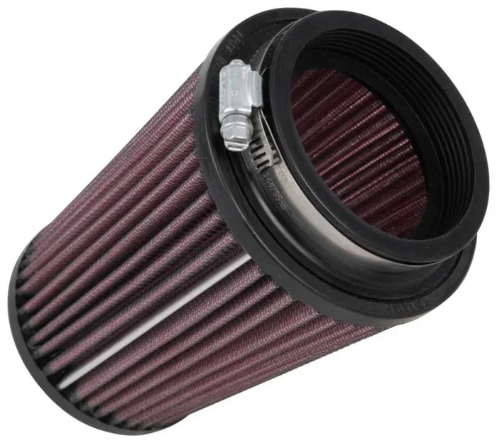 K&N Filter Universal Rubber Filter 3 Flange 4 1/2 Base inch 3 1/2 inch Top 5 3/4 inch Height