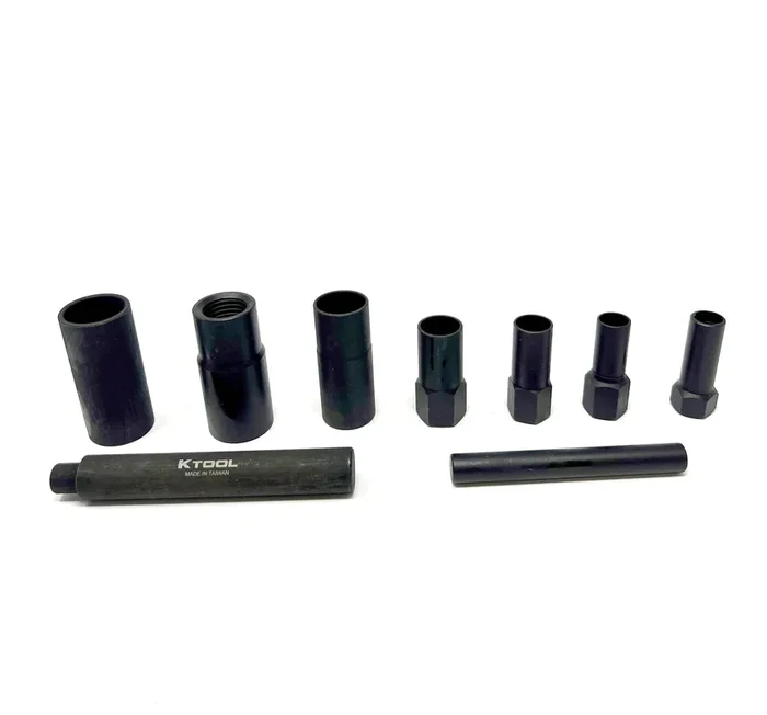 K-TOOL K-71910 Deluxe Hubcap & Wheel Lock Removal Kit, 9-Piece Set, Impact Wrench Compatible