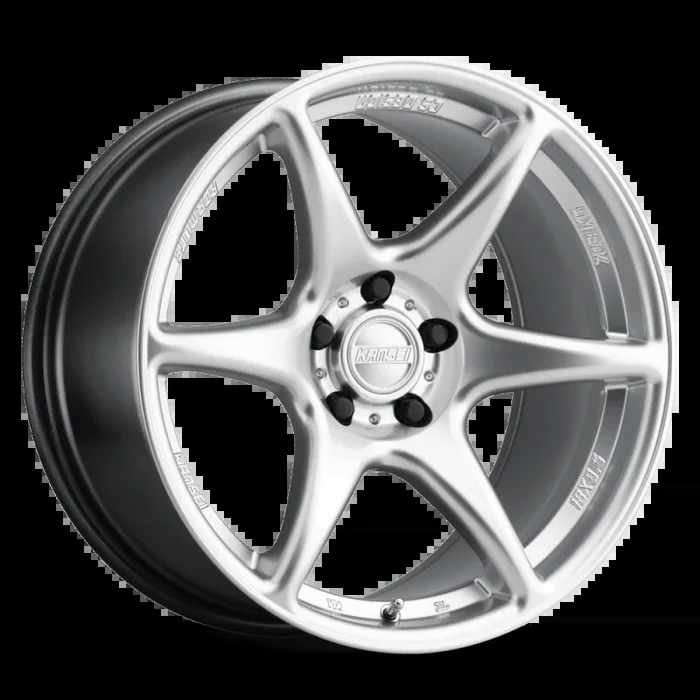 Kansei K11H Tandem 15x7in / 4×100 BP / 25mm Offset – Hyper Silver Wheel