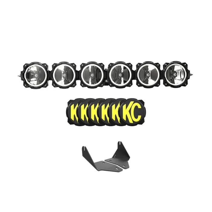 KC HiLiTES 2020+ Polaris RZR Turbo R/Pro XP 39in. Pro6 Gravity LED 6-Light 120w Combo Beam27.8 lb