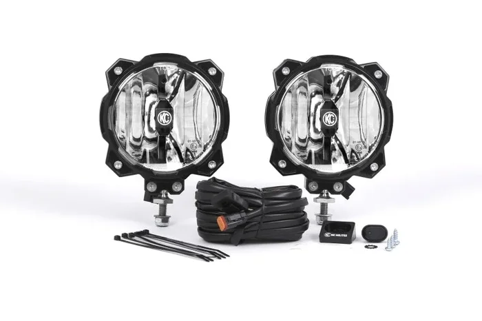 KC HiLiTES 6in. Pro6 Gravity LED Light 20w Single Mount Spot Beam (Pair Pack System)7.7 lb
