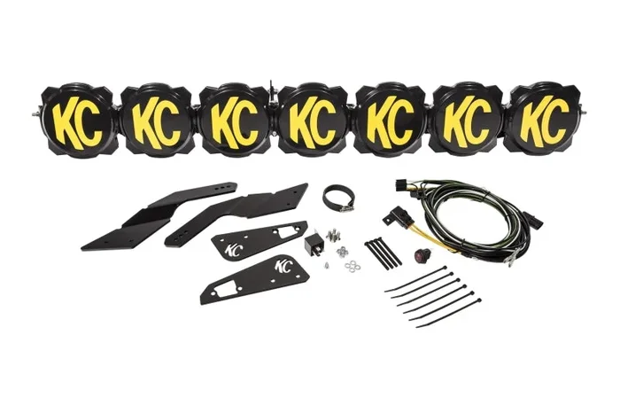 KC HiLiTES Can-Am X3 45in. Pro6 Gravity LED 7-Light 140w Combo Beam Overhead Light Bar System33.8 lb
