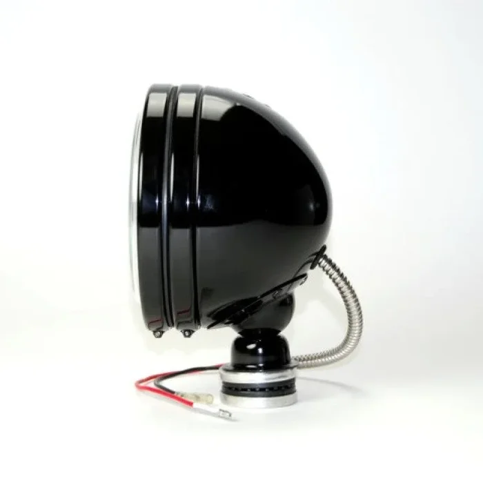 KC HiLiTES Daylighter 6in. Halogen Light 100w Spot Beam (Single) – Black SS