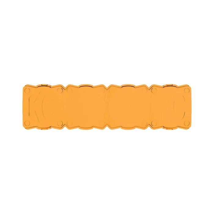 KC HiLiTES FLEX ERA LED Light Bar 10in. Light Shield – Amber (SHIELD ONLY)
