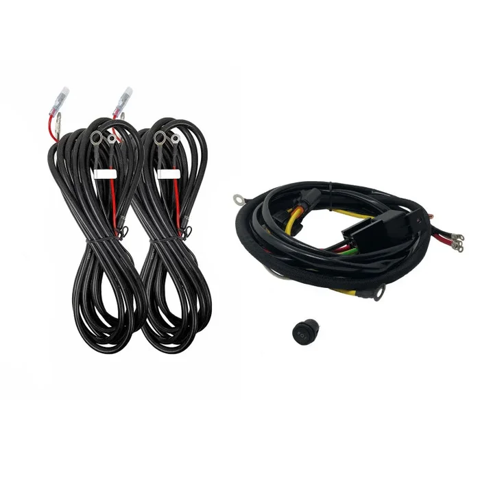 KC HiLiTES Platform One Profile SideCast 4-Light Wiring Kit for 10-25 Toyota 4Runner