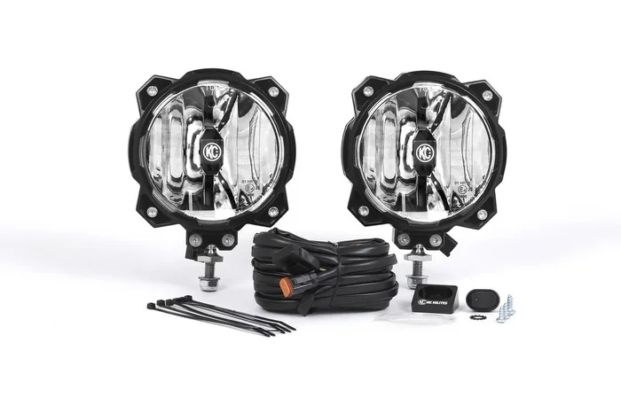 Kc Hilites Pro6 Gravity LED Light Wide Beam Pair