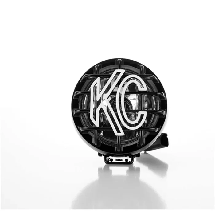 KC HiLiTES Rally 400 4in. Round Halogen Light 55w Spread Beam (Single) – Black