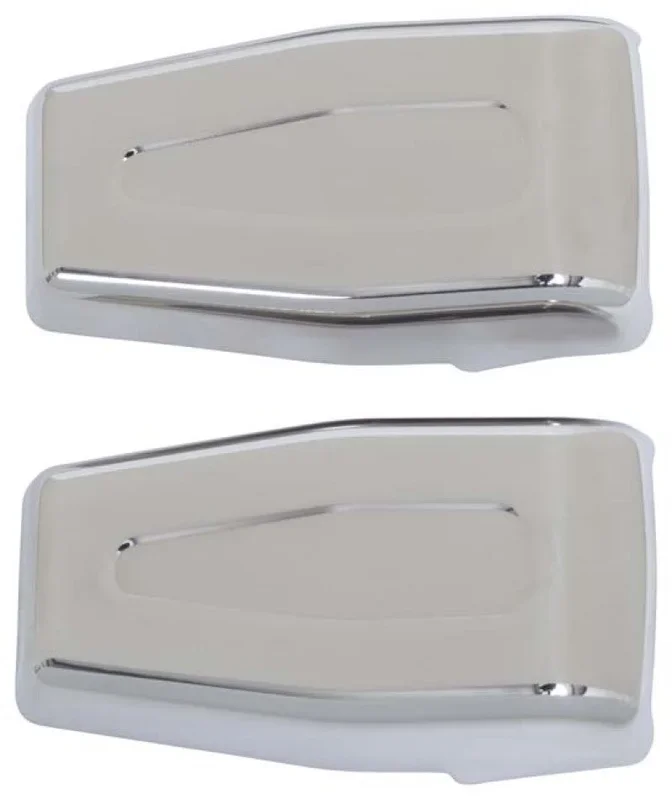 Kentrol 07-18 Jeep Wrangler JK Liftgate Hinge Overlays Pair – Polished Silver