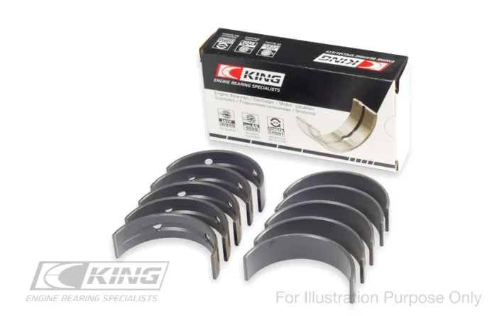 King Engine Bearings Ford 302 CID Coyote Performance Coated Main Bearing Set – Size STD