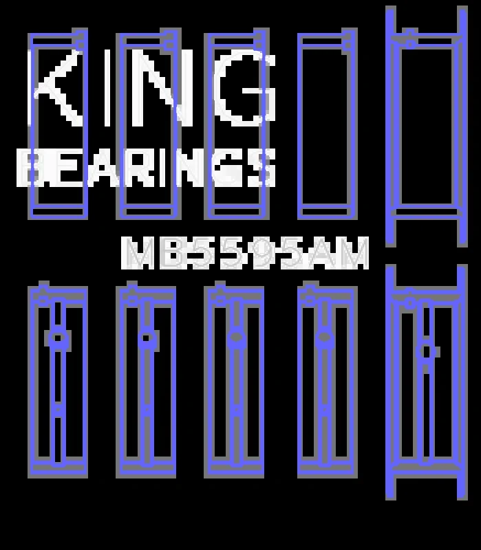 King Engine Bearings Nissan KA-24E Main Bearing Set – Size STD0.7 lb