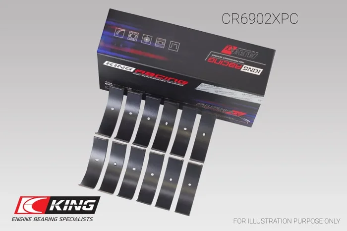 King Engine Bearings Nissan VQ35HR/VQ37VHR/VR30DTT pMaxKote Rod Bearing Set – Size STDX0.7 lb