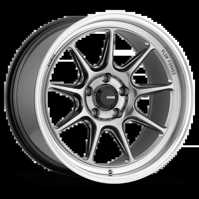 Konig Countergram 15×9 4×100 ET35 Hyper Chrome / Machined Lip16.5 lb