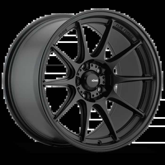 Konig Dekagram 18×9.5A 5×114.3 ET35 Semi-Matte Black24.1 lb
