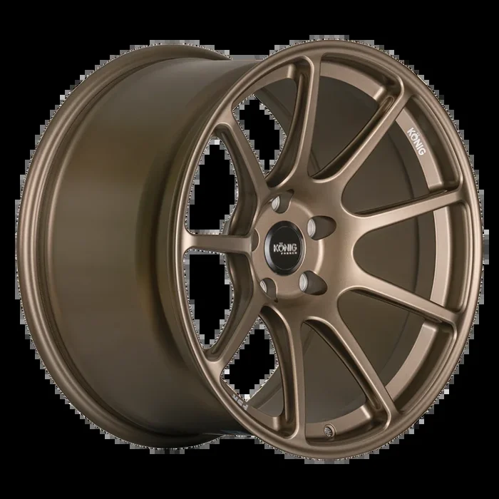 Konig Forged F5R 18×10.5 5×114.3 ET25 Satin Bronze Wheel (Knurled Bead)