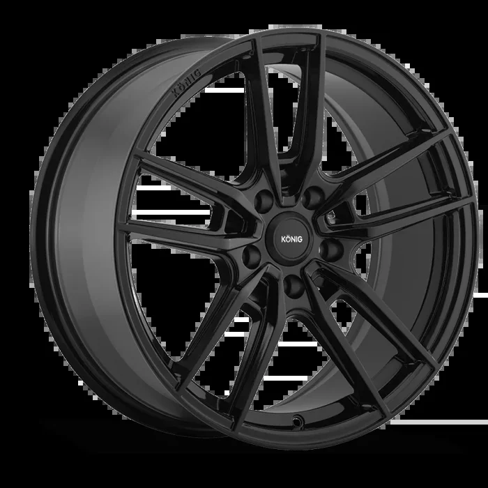 Konig Myth 16×7.5 5×114.3 ET43 Gloss Black