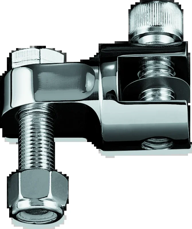 Kuryakyn 1-1/4in Stirrup Heel Rest Extenders Chrome0.9 lb