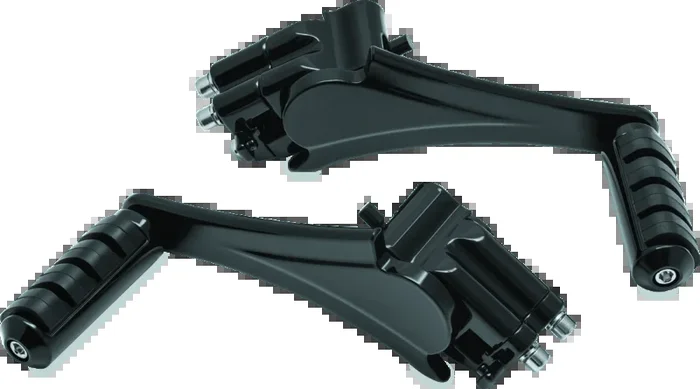 Kuryakyn Adjustable Passenger Pegs With Small ISO Pegs Black9.0 lb