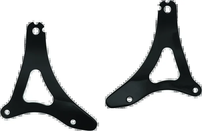 Kuryakyn Fixed Mounts Multi-Purpose Driver & Passenger Backrest 14-22 Touring Models Black2.6 lb