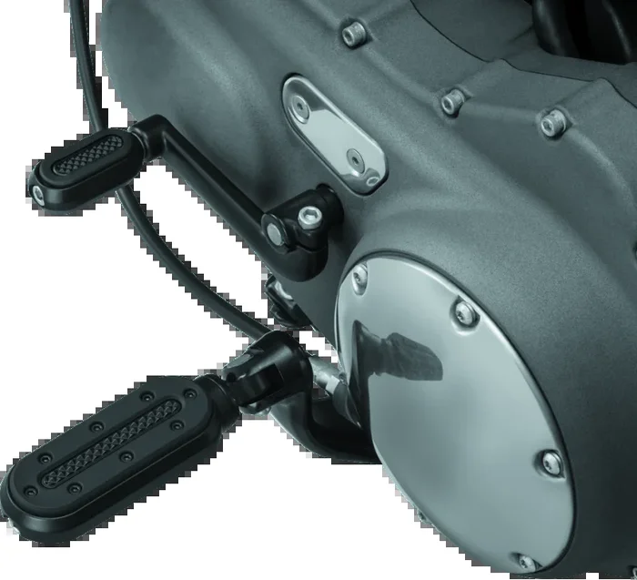 Kuryakyn Heavy Industry Pegs With Adapters Satin Black