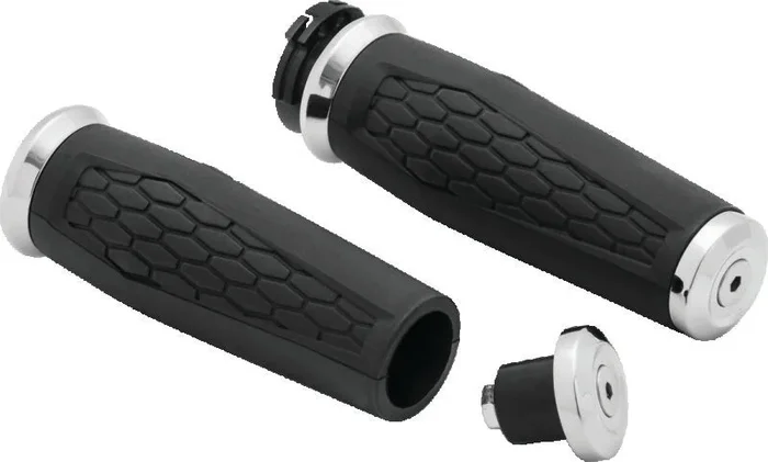 Kuryakyn Hex Grips Dual Cable Chrome1.5 lb