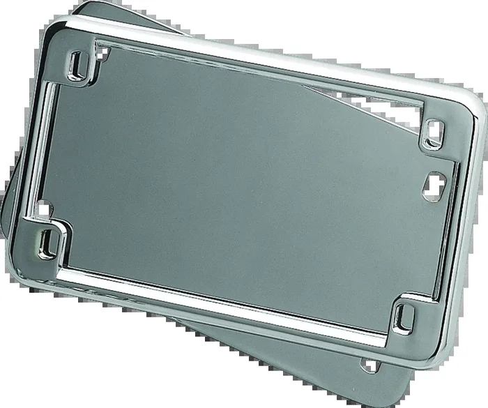 Kuryakyn License Frame & Backing Plate Set 4in X 7in Chrome1.0 lb