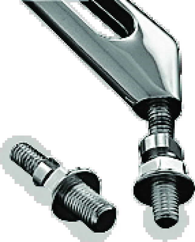 Kuryakyn Mirror Adapter Metric Chrome0.22 lb