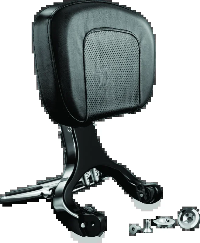 Kuryakyn Multi-Purpose Backrest Black & Chrome