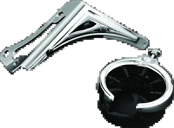 Kuryakyn Passenger Drink Holder With Basket 98-13 Touring Right Side Chrome