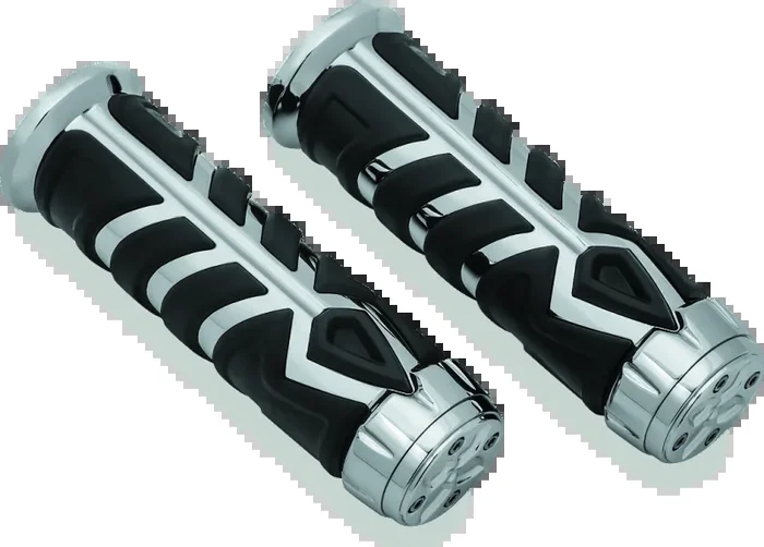 Kuryakyn Spear Grips For 7/8in Universal Indian Chrome
