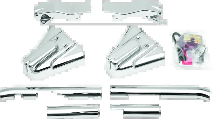 Kuryakyn Swingarm Cover Kit – Unlighted 86-99 Softail Models Chrome