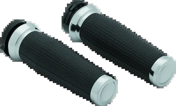Kuryakyn Thresher Grips Dual Cable Chrome0.7 lb