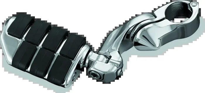 Kuryakyn Tour-Tech Cruise 4in Mount Arm With Dually ISO Pegs 1-1/4in Clamp Chrome5.5 lb