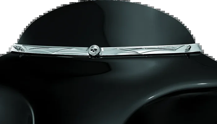 Kuryakyn Zombie Windshield Trim 96-13 Touring Chrome