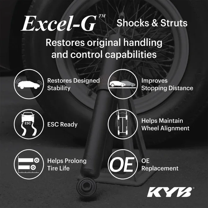 KYB Shocks & Struts Excel-G Rear CHEVROLET Astro Mini-Van (2WD) 1985-05 CHEVROLET Astro Mini-Van (AW4.7 lb