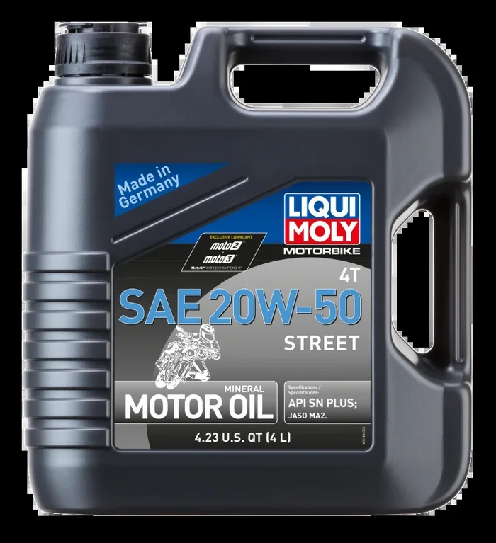 LIQUI MOLY 4L Motorbike 4T SAE 20W50 Street