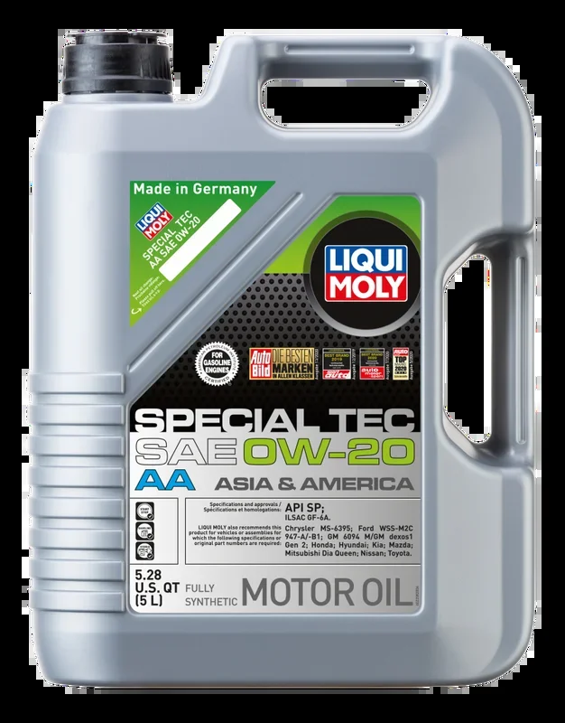 LIQUI MOLY 5L Special Tec AA Motor Oil SAE 0W20