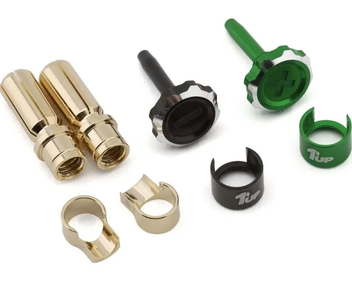 Lockdown Adjustable Bullet Plug Grips W/5mm Bullets (Green/Black