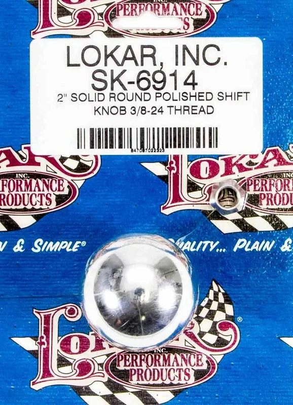 Lokar 2in Shift Knob Solid Round Polished