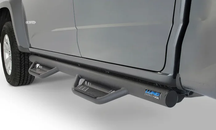 Lund 15-17 Chevy Colorado Crew Cab Terrain HX Step Nerf Bars – Black