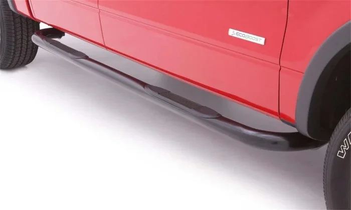 Lund 2019 Chevy Silverado 1500 Double Cab 3In Round Bent Steel Nerf Bars – Black50.0 lb