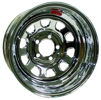 LW STEEL WHEEL,CHROME,DAYTONA SERIES,15X8,5X4.5,4″ BACKSPACING