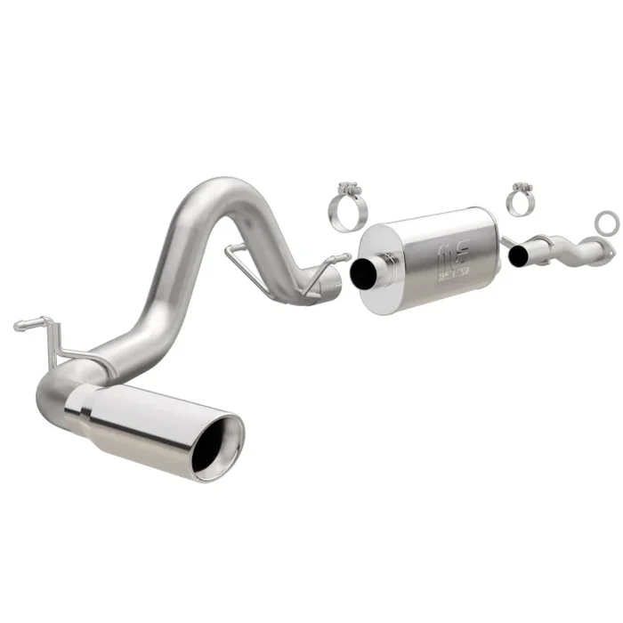 MagnaFlow Cat-Back 2016 Toyota Tacoma 3.5L V6 SS 3in Single Pass Side Exit Rear 4in Tip39.9 lb