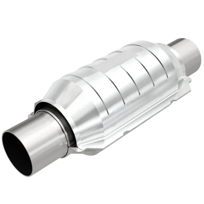 MagnaFlow Conv Univ 3in Inlet/Outlet Center/Center Round 9in Body L x 5.125in W x 13in Overall L4.8 lb