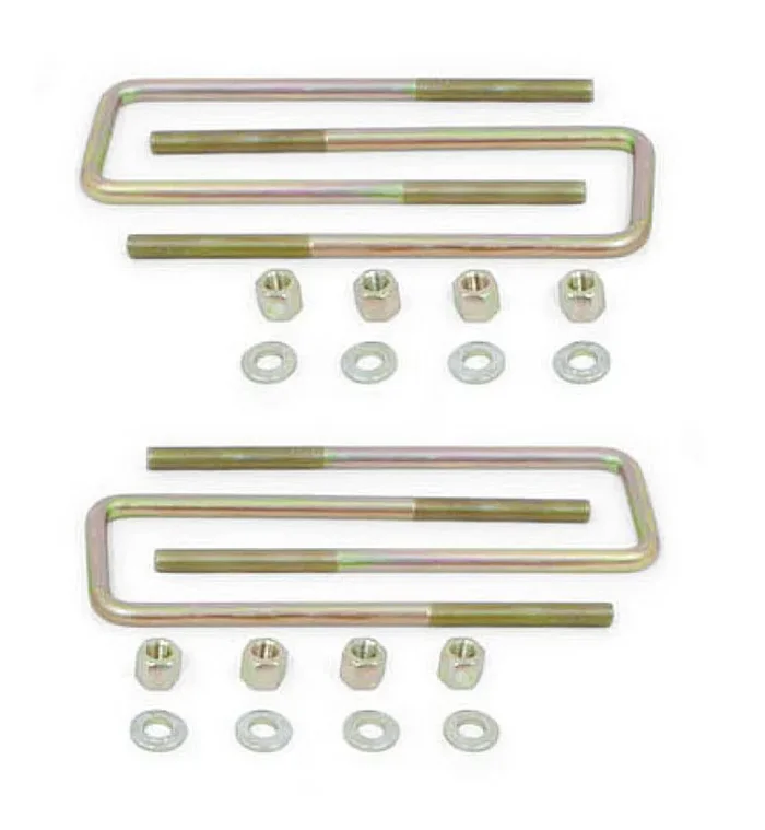 MaxTrac 09-18 Ford F-150 2WD Rear U-Bolts for 3in/4in Lift Blocks – Square – Set of 4