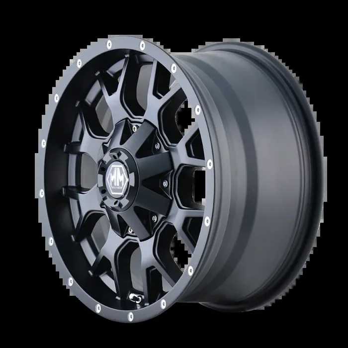 Mayhem 8015 Warrior 17×9 / 5×114.3 BP / 18mm Offset / 87mm Hub Matte Black Wheel