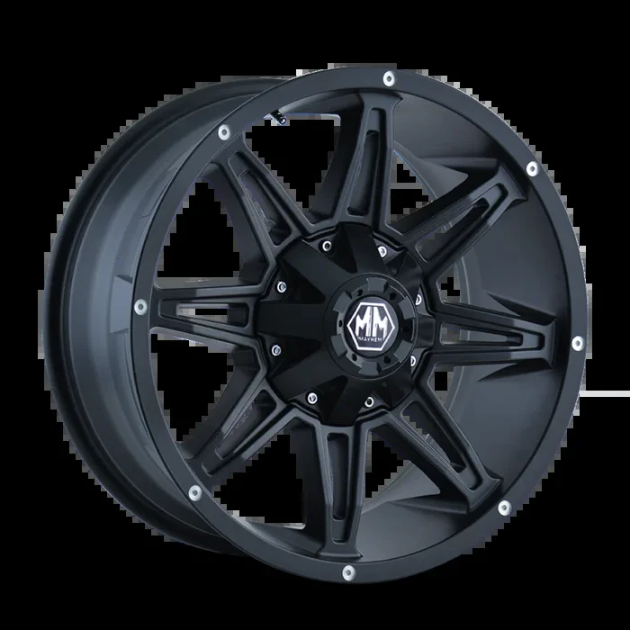 Mayhem 8090 Rampage 18×9 / 8×180 BP / 18mm Offset / 124.1mm Hub Matte Black Wheel