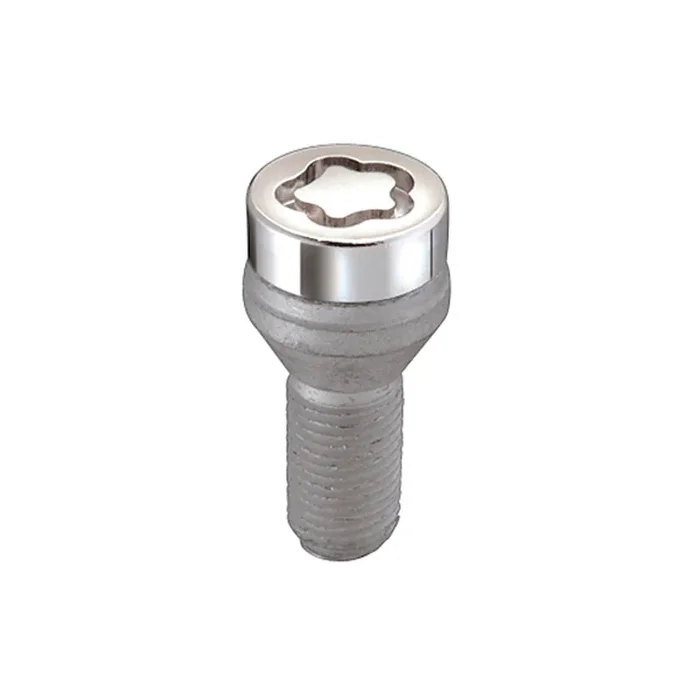 McGard Wheel Lock Bolt Set – 4pk. (Cone Seat) M12X1.25 / 17mm Hex / 22.0mm Shank Length – Chrome