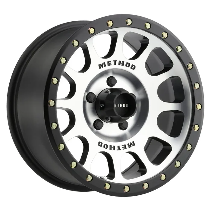 Method MR305 NV 17×8.5 0mm Offset 5×5.5 108mm CB Machined/Black Street Loc Wheel34.4 lb