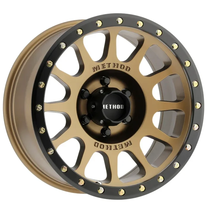 Method MR305 NV 17×8.5 0mm Offset 6×5.5 108mm CB Method Bronze/Black Street Loc Wheel