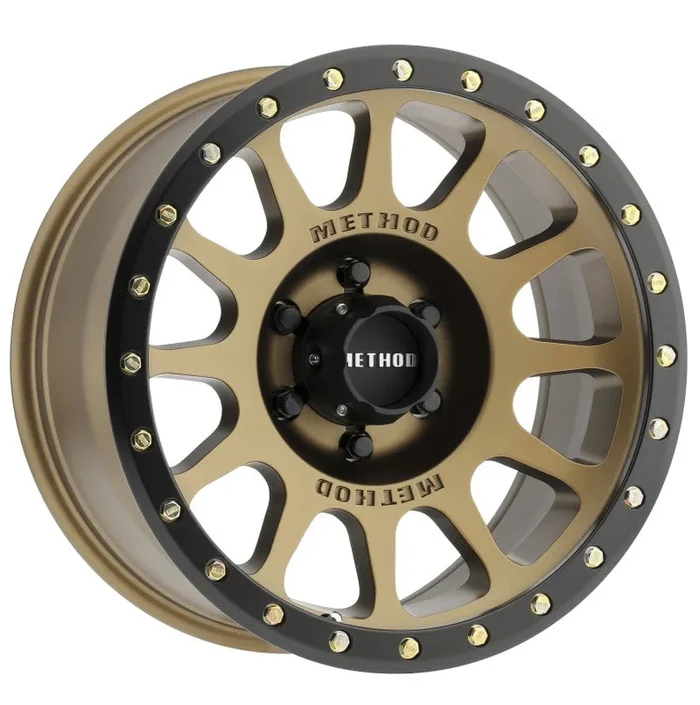 Method MR305 NV 18×9 0mm Offset 6×5.5 108mm CB Method Bronze/Black Street Loc Wheel
